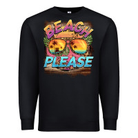 Black becach please Premium Sweatshirt - BarkalooDesign