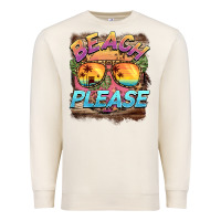 Sandshell becach please Premium Sweatshirt - BarkalooDesign