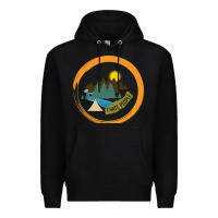 Black I hate people camping hiking Premium Hoodie - Bettercallsaul