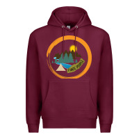 Burgundy I hate people camping hiking Premium Hoodie - Bettercallsaul