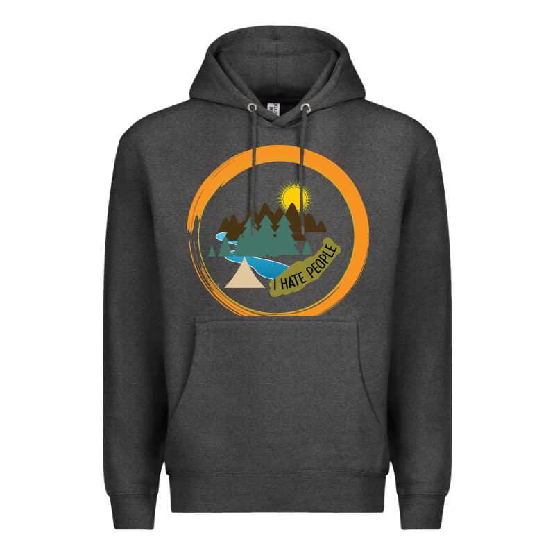 I Hate People Camping Hiking Premium Hoodie by Bettercallsaul | Teevron