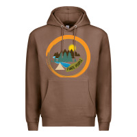 Chestnut I hate people camping hiking Premium Hoodie - Bettercallsaul