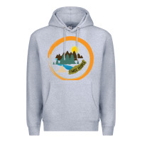 Heather Grey I hate people camping hiking Premium Hoodie - Bettercallsaul