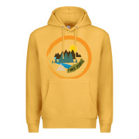 Mustard I hate people camping hiking Premium Hoodie - Bettercallsaul
