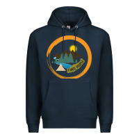 Navy I hate people camping hiking Premium Hoodie - Bettercallsaul
