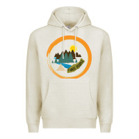 Oatmeal Heather I hate people camping hiking Premium Hoodie - Bettercallsaul