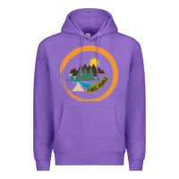 Purple I hate people camping hiking Premium Hoodie - Bettercallsaul