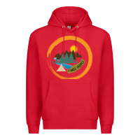 Red I hate people camping hiking Premium Hoodie - Bettercallsaul