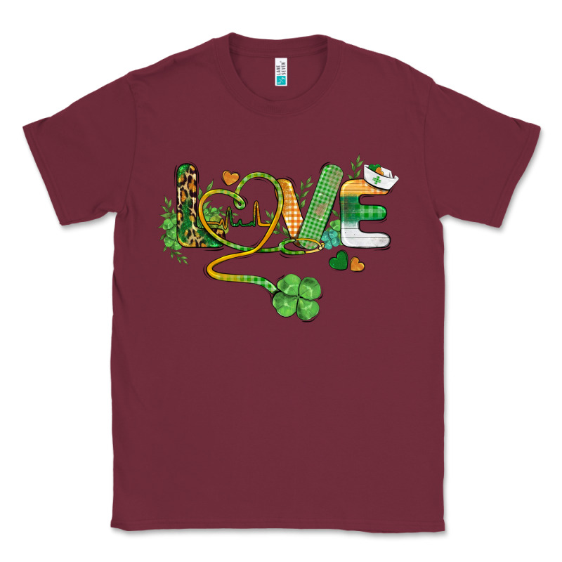 St. Patricks Day Nurse Love Medical Love Classic Tee by BarkalooDesign | Teevron