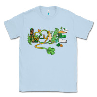 Dusty Blue st. patricks day nurse love medical love Classic Tee - BarkalooDesign
