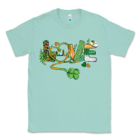 Seafoam st. patricks day nurse love medical love Classic Tee - BarkalooDesign