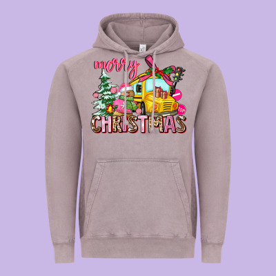 Merry Christmas Vintage Hoodie Designed By Adodesignshop