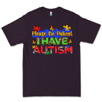 Plum please be patient i have autism Premium Tee - Zillion Design Studio
