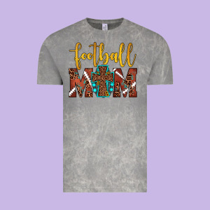 Football Mom Vintage Tee Designed By Jahusdesignshop