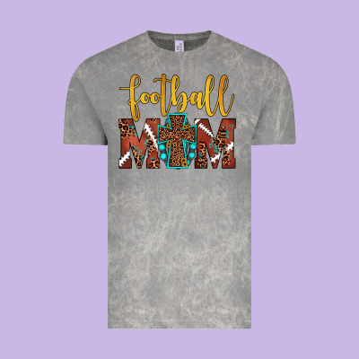 Football Mom Vintage Tee Designed By Jahusdesignshop