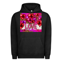 Pigment Black love heart shaped balloons tumbler hjf Urban Hoodie - HowdyJamesFarm