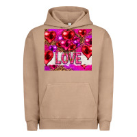 Pigment Burro love heart shaped balloons tumbler hjf Urban Hoodie - HowdyJamesFarm