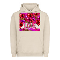 Pigment French Oak love heart shaped balloons tumbler hjf Urban Hoodie - HowdyJamesFarm