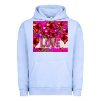 Pigment Grape Ice love heart shaped balloons tumbler hjf Urban Hoodie - HowdyJamesFarm