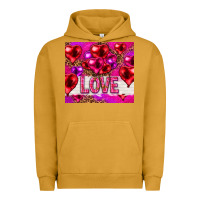 Pigment Peanut Butter love heart shaped balloons tumbler hjf Urban Hoodie - HowdyJamesFarm