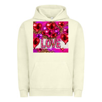 Pigment Pistachio love heart shaped balloons tumbler hjf Urban Hoodie - HowdyJamesFarm