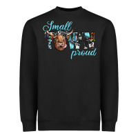 Black small town proud Heavyweight Sweatshirt - JahusDesignShop