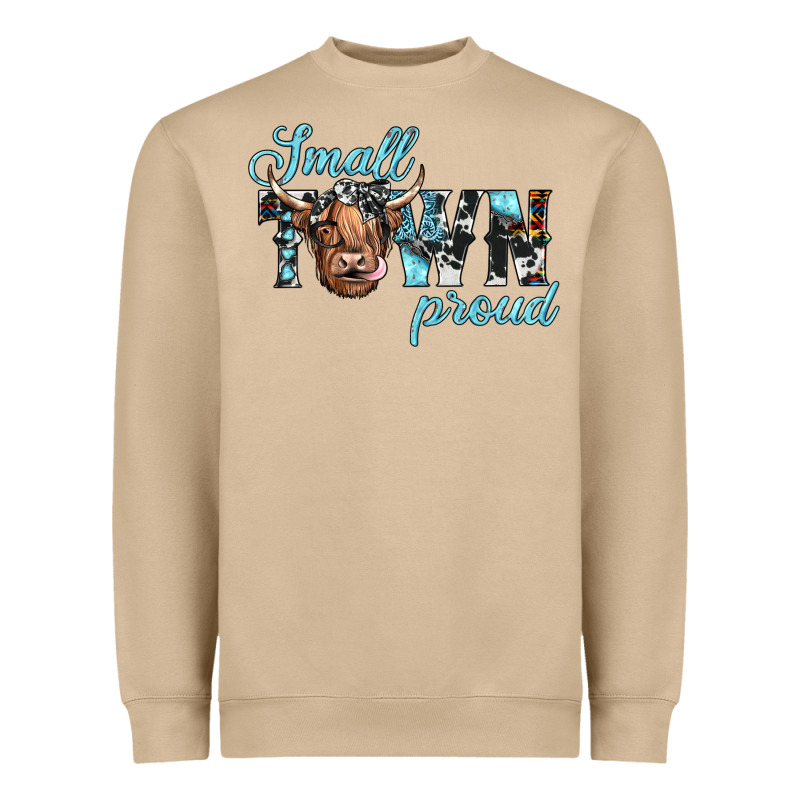 Small Town Proud Heavyweight Sweatshirt by JahusDesignShop | Teevron