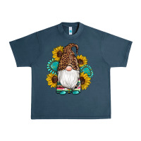 Midnight Navy western gnomes sunflowers gemstones leopard serape cowhide glitter Urban Heavy Tee - Artiststas