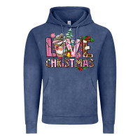 Vintage Denim love christmas Vintage Hoodie - AdoDesignShop