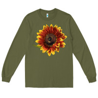 Army Green ring o fine sunflower Long Sleeve Tee - LillyAllenDesigns