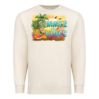 Sandshell summer vibes sunset and fruits Premium Sweatshirt - BarkalooDesign