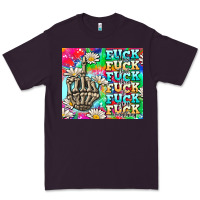 Plum fuck everything skeletons Premium Tee - AdoDesignShop