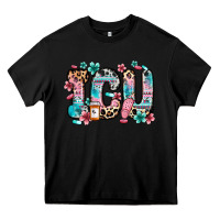 Black icu intensive care unit Heavy Core Tee - Zillion Design Studio