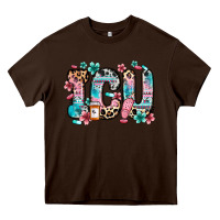 Chocolate Brown icu intensive care unit Heavy Core Tee - Zillion Design Studio