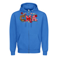 True Royal valentines day cna Zipper Hoodie - NancyCooperArtShop