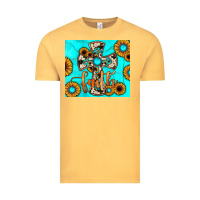 Vintage Mustard cross tumbler Vintage Tee - JahusDesignShop