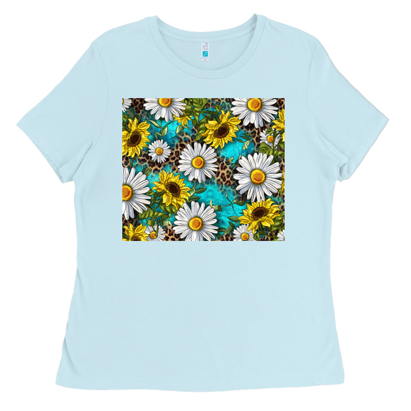 Daisy And Sunflower Ladies Tee by RanaPortraitStore | Teevron