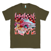 Army Green loads of love valentines day truck Classic Tee - NancyCooperArtShop