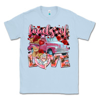 Dusty Blue loads of love valentines day truck Classic Tee - NancyCooperArtShop