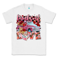 White loads of love valentines day truck Classic Tee - NancyCooperArtShop