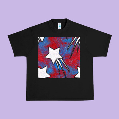 Glitter 4th Of July Seamless Pattern Urban Heavy Tee Designed By Bundleandbundleshop