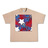 Burro Glitter 4th Of July Seamless Pattern Urban Heavy Tee - BundleAndBundleShop