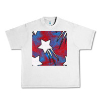 Lunar Rock Glitter 4th Of July Seamless Pattern Urban Heavy Tee - BundleAndBundleShop