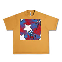 Peanut Butter Glitter 4th Of July Seamless Pattern Urban Heavy Tee - BundleAndBundleShop