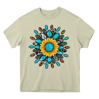 Mossy gemstone sunflower Heavy Core Tee - Artiststas