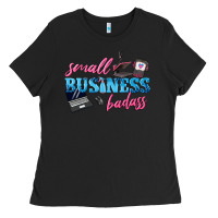 Black small business badass Ladies Tee - texasbilliewilder