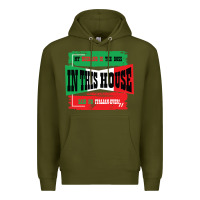 Army Green MY HUSBAND IS THE BOSS IN THIS HOUSE SAID NO ITALIAN EVER Premium Hoodie - Bettercallsaul