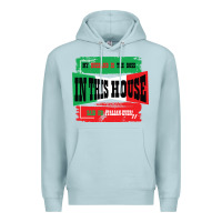 Blue Mist MY HUSBAND IS THE BOSS IN THIS HOUSE SAID NO ITALIAN EVER Premium Hoodie - Bettercallsaul
