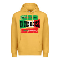 Mustard MY HUSBAND IS THE BOSS IN THIS HOUSE SAID NO ITALIAN EVER Premium Hoodie - Bettercallsaul