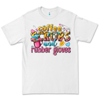 White coffee scrubs and rubber gloves Premium Tee - texasbilliewilder